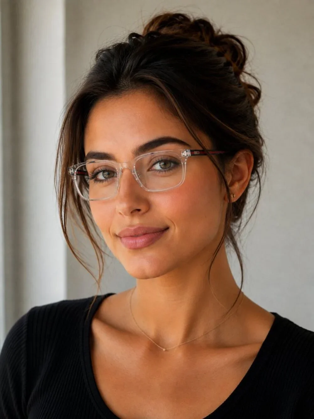 Gucci GG1873OK 006 Eyeglasses Clear Black Red Unisex 50-17-135